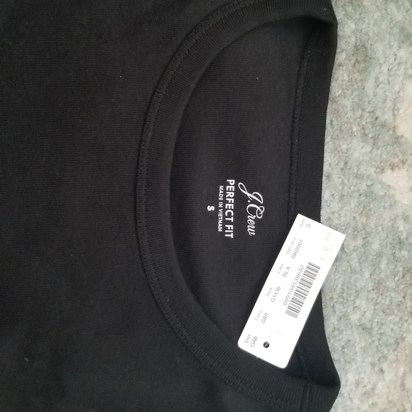 J. Crew Slim Perfect T-Shirt Short-sleeve Black - Picture 6 of 9